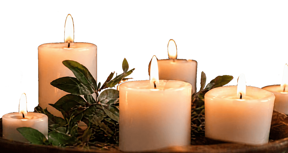 decoración velas